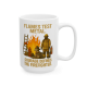 15oz Flames Test Metal – Courage Defines the Firefighter Mug